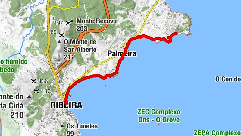 O Castelo - Igrexa de San Pedro de Palmeira - Capela de Nosa Señora de Belén - A Lombiña