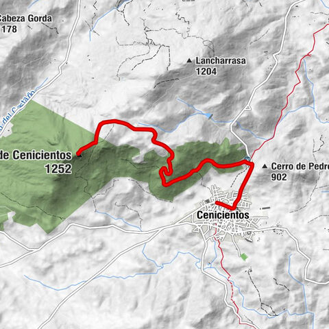 Cenicientos - Cerro de Pedro Abad - Peña de Cenicientos