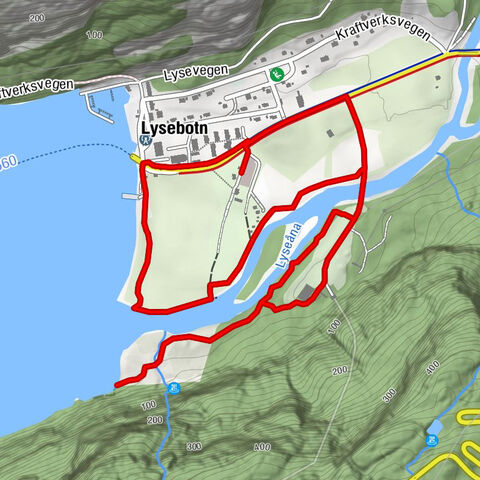 Sandnes - Lysebotn - Lysebotn ferjekai