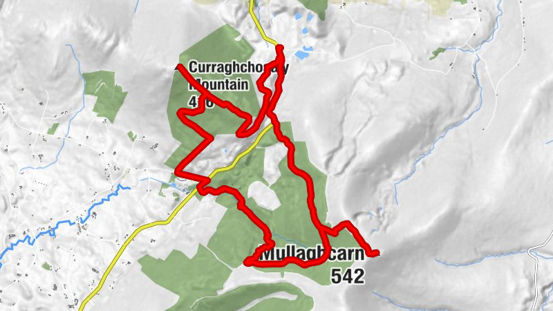 Fermanagh and Omagh District - Mullaghcarn - Curraghchosaly Mountain - Beltrim