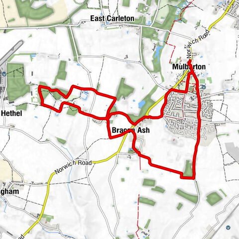 Primitive Methodist Chapel - Mulbarton - Saint Mary Magdalen - All Saints Church