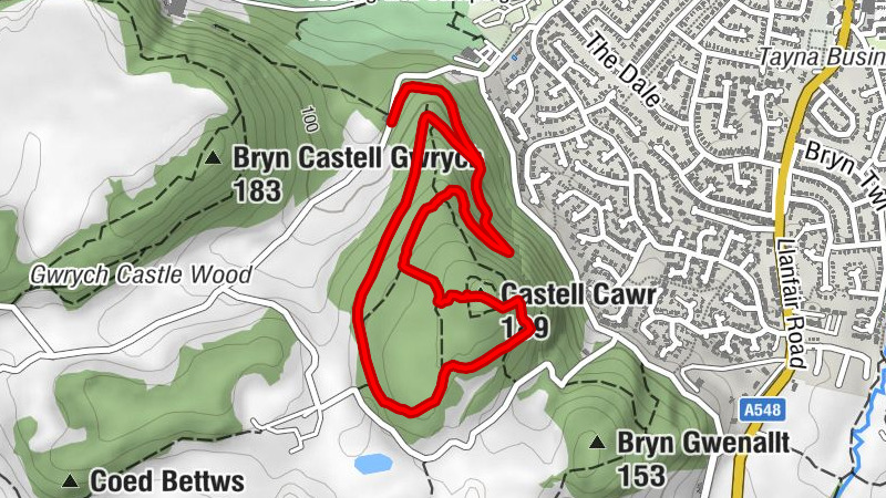 Abergele - Castell Cawr