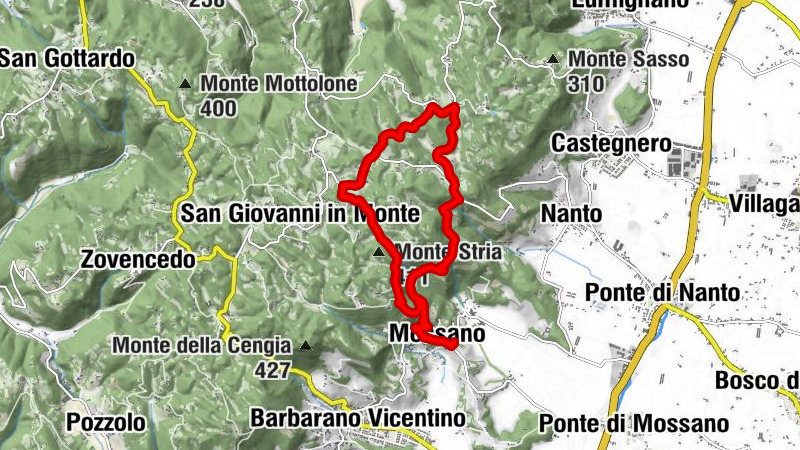Mossano - Chiesa di Mossano - Brazzolaro - Contrà Mason