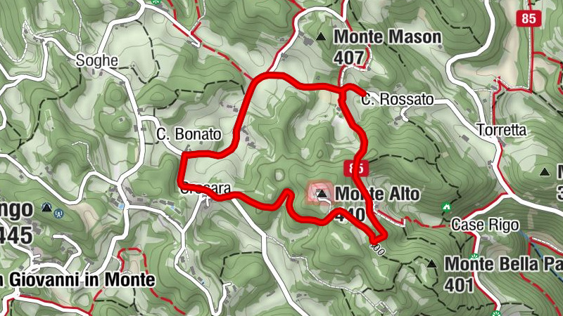 Nanto - Contra' Tomasetto - Monte Alto - Brazzolaro