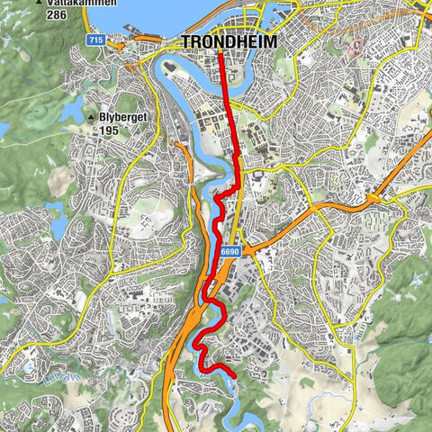 Fossegrenda - Det Mosaiske Trossamfunn, Trondheim - Misjonskirken - Midtbyen