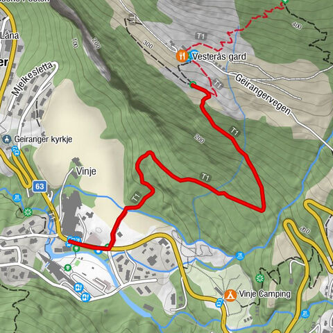 Stranda - Vinje - Geiranger - Kleivafossen