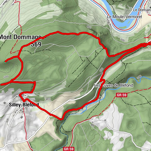 Baume-les-Dames - Mont Dommage - Silley-Bléfond