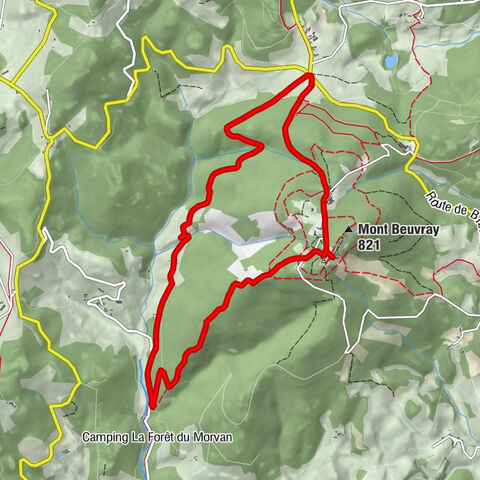 Larochemillay - Vieilles Maisons - La Chaume - Glux-en-Glenne