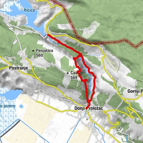 Donji Proložac - Majići - Kula