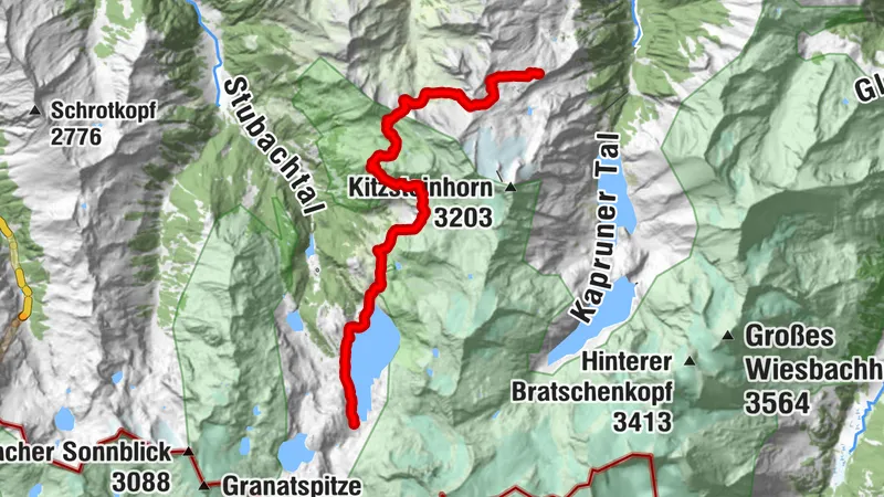 Krefelder Hütte - Kleetörl - Rudolfshütte