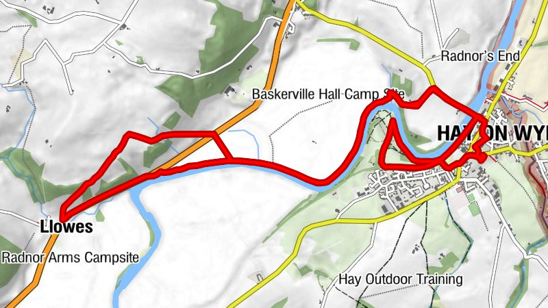 Hay on Wye - St Mary The Virgin - Llowes - Red Indigo