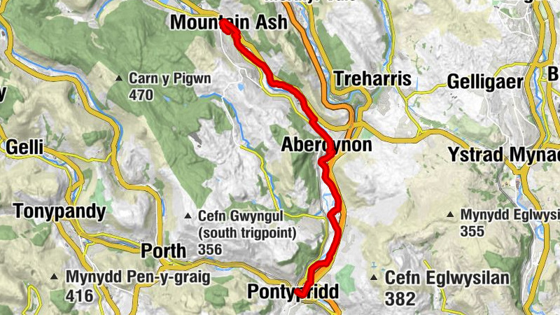 Mountain Ash East - Mountain Ash - Abercynon - Maesycoed