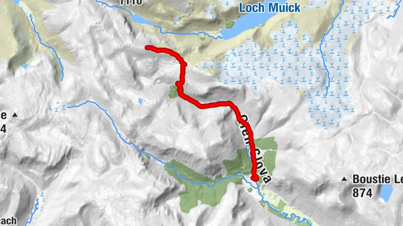 Angus - Allan's Hut - Broad Cairn