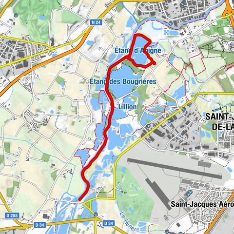 Cleunay - Arsenal-Redon - Georgette - Le Moulin d'Apigné - La Planche