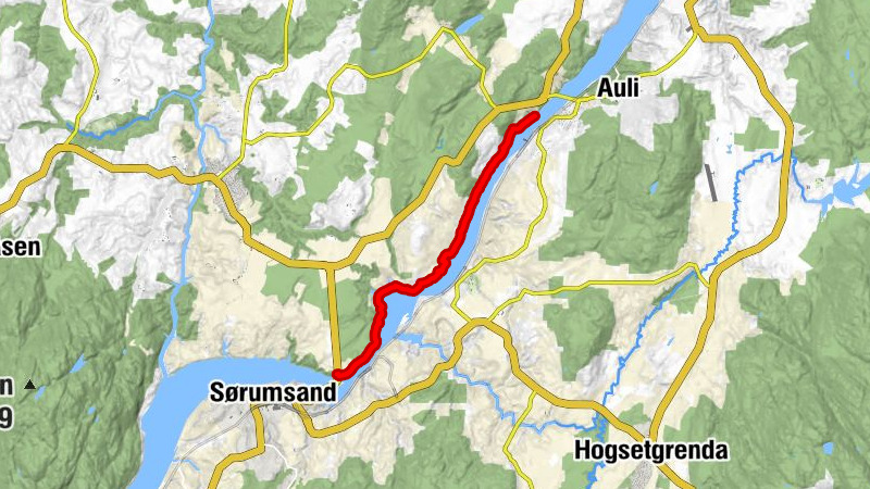 Lillestrøm - Sundfossen - Blaker - Rånåsfoss