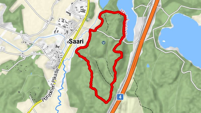 Mäntsälä - Saari - Vähäjärvenkalliot - Pirunpelto