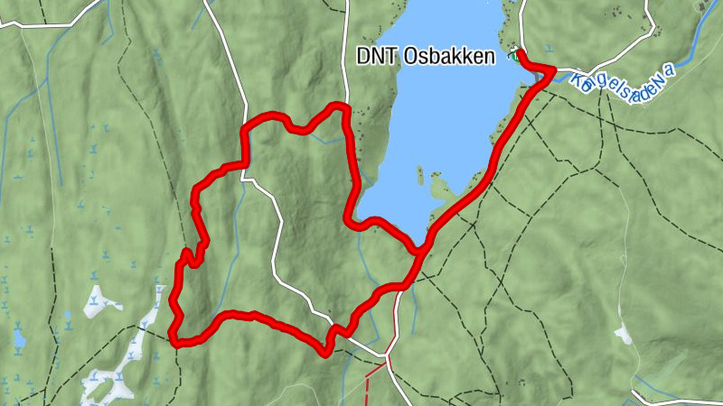 DNT Osbakken - Utsikten - Skumlia