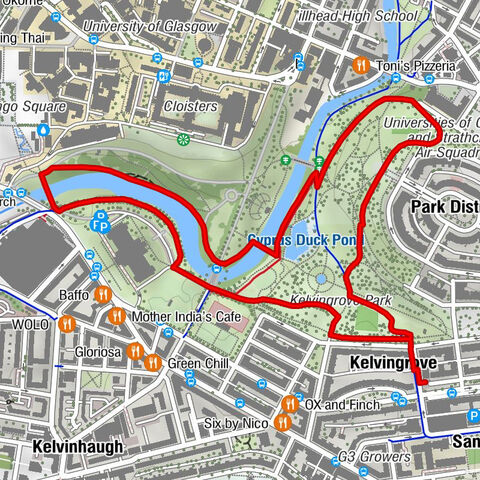 Sandyford - Park District - Glasgow - Kelvingrove