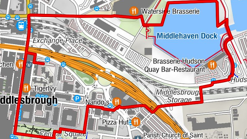 Middlesbrough - Middlehaven - Stockton-on-Tees