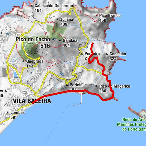 Vila Baleira - Porto dos Frades - Serra de Dentro - Porto Santo