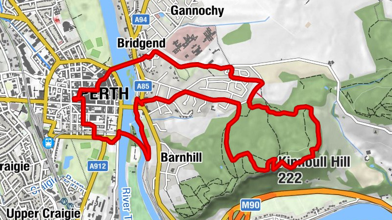 Perth - Kinnoull Hill - Kinnoull Parish Church - Perth Methodist Church