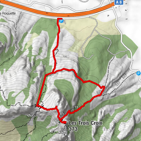 Roquebrune-sur-Argens - Les Trois Croix