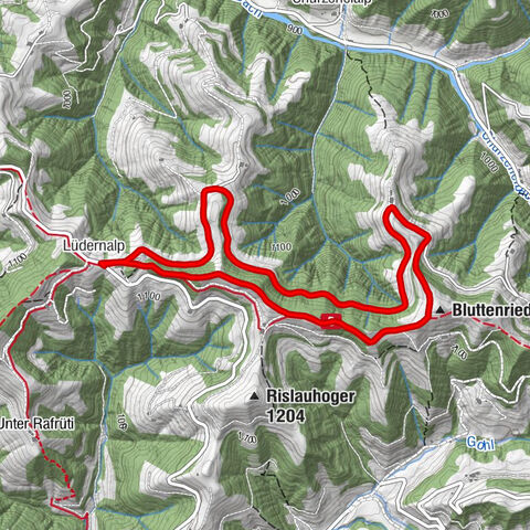 Lüderenalp - Bärnsicht Lüderenalp