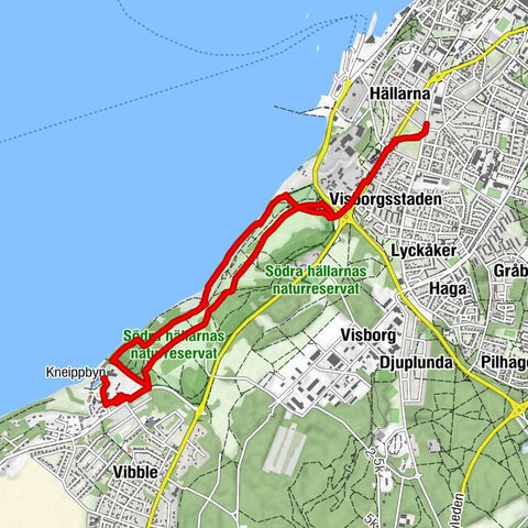 Hällarna - Visby - Visborgsstaden