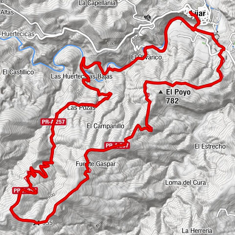 Líjar - Las Huertecicas Bajas - El Poyo