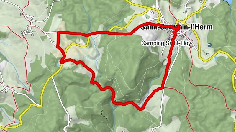 Fontaine Saint-Georges - Église Saint-Germain - Saint-Germain-l'Herm - Marret