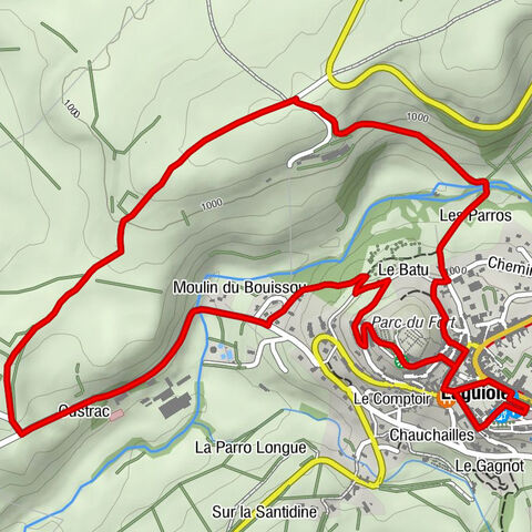 Laguiole - Les Parros - Église Saint-Matthieu - Chapelle Sainte-Thérèse