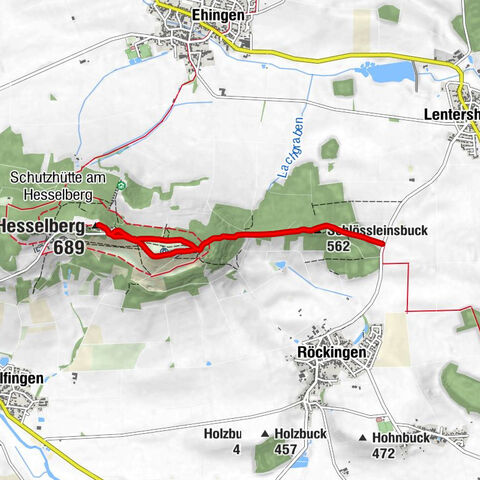 Ehingen - Schlössleinsbuck - Hesselberg