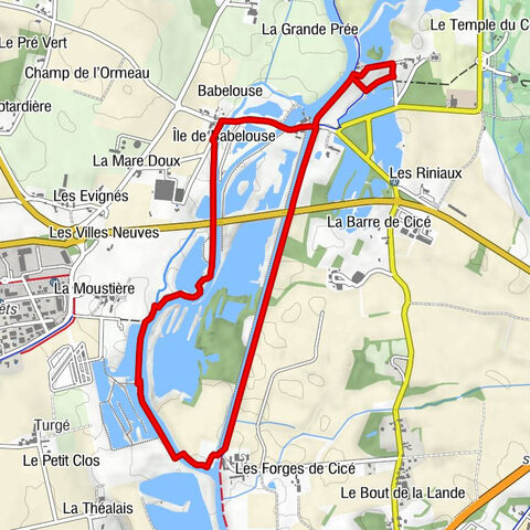 Bruz - Cicé - Île de Babelouse - Le Belvédère