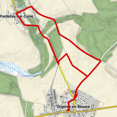 Orgères-en-Beauce - Fontenay-sur-Conie - Église Saint-Cyr