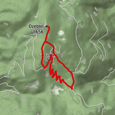 Jošani - Ozeblin - Crni vrh