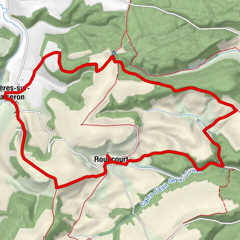 Rouécourt - Massemont - Leschères-sur-le-Blaiseron - Bois de l'Aiguille