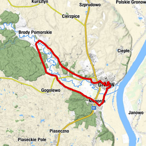 Gniew - Brody Pomorskie - Nicponia