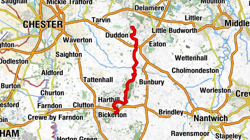 Tiverton and Tilstone Fearnall - Beeston Crag - Rawhead - Holy Trinity Church