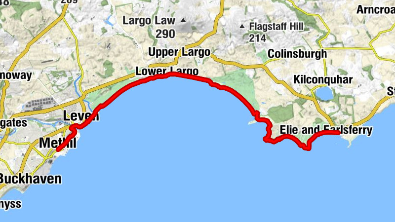 Methil - Leven - Kincraig Hill - Elie