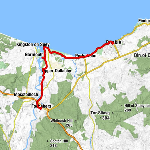 Fochabers - Bogmoor - Spey Bay - Buckie
