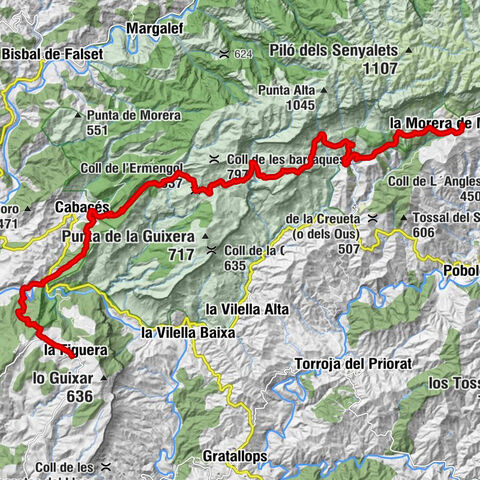 La Morera - Refugi de la Morera de Montsant - Coll de l’Ermengol - La Fonda