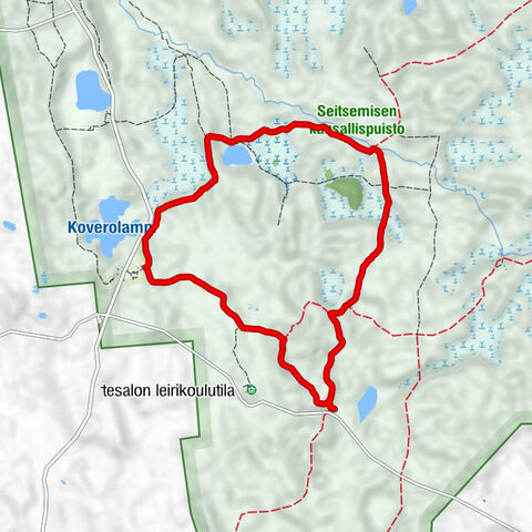 Multiharju - Haukilamminharju - Ikaalinen
