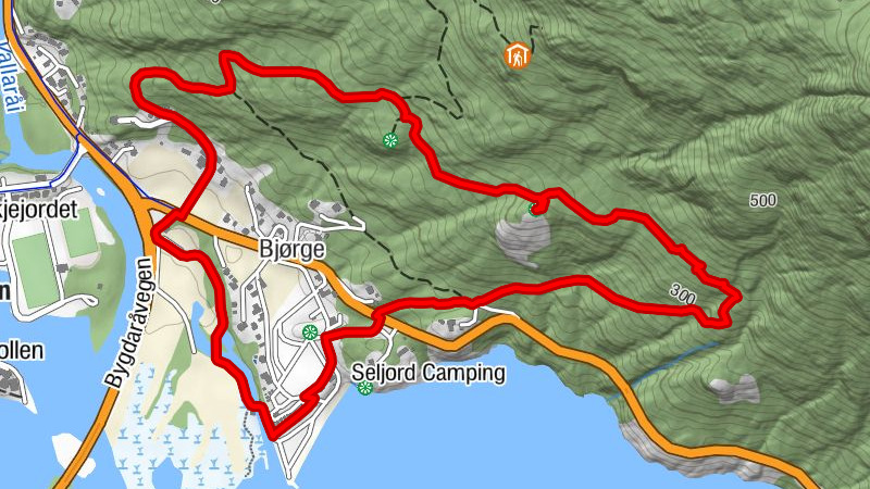 Seljord - Valskarsnuten - Bjørge