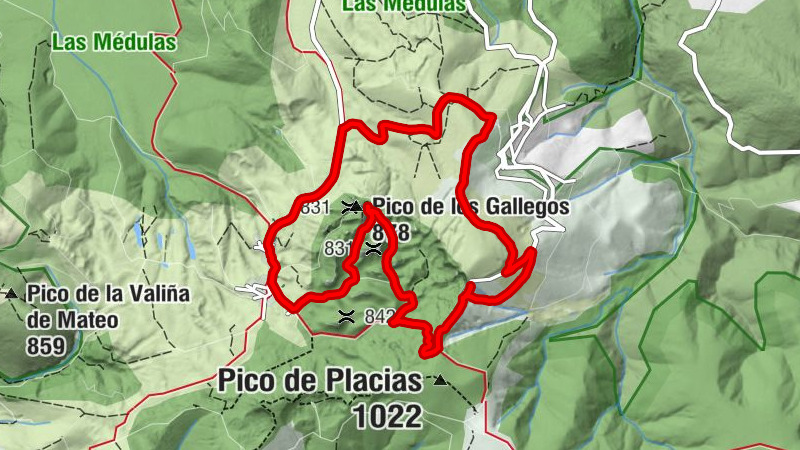 Borrenes - Pico de Gallegos - Pico de los Gallegos - Carucedo