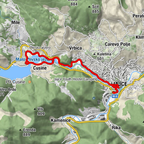 Pećine - Jajce - Crkva sv. Marije - Konoba Slapovi