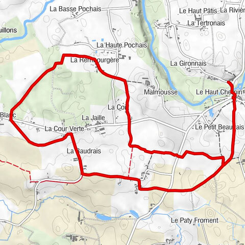 Epron - Le Haut Chemin - Le Petit Beauvais - La Baudrais