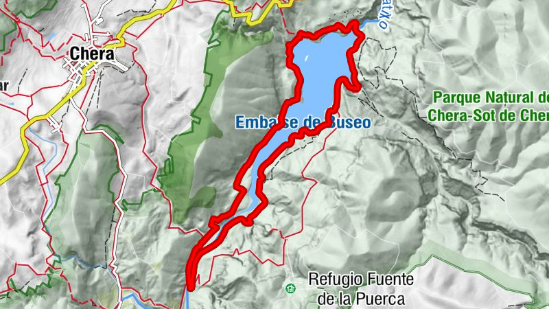 Chera - Fuente del Tordo - Fuente de la Presa