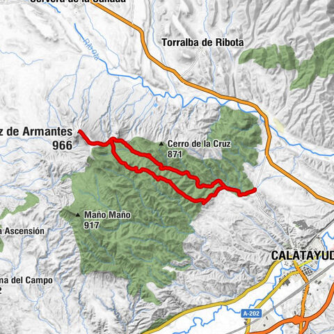 Cervera de la Cañada - Armantes - Refugio de Armantes - Calatayud