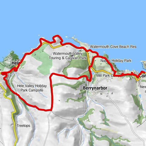 Ilfracombe - Comyn - Berrynarbor - Combe Martin