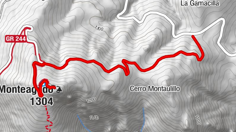 Puerto de la Virgen - Cerro de la Virgen de Monteagud - Monteagudo - Benizalón